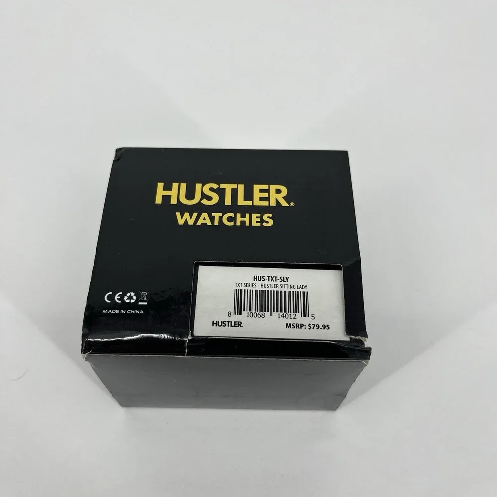 Game Time Men's Silver Hustler Watch TXT Series‎ Sitting Lady Logo New